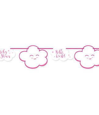 Slinger Babyshower Roze - 4mtr