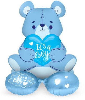 Folieballon It's a Boy op Standaard - 61cm
