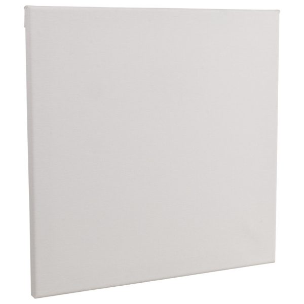Handbespannen canvas schildersdoek - 30 x 30 cm - wit - schilderijen -