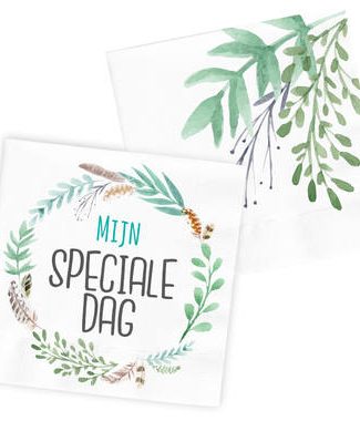 Servetten Mijn Speciale Dag - 240x35cm