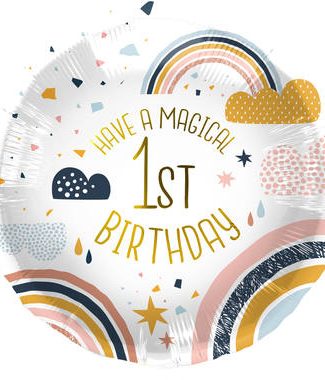 Folieballon Magical First Birthday - 45cm