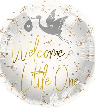Folieballon Welcome Little One - 45cm