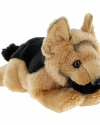 Knuffeldier Puppy Duitse herder Elzasser hond - zachte pluche stof - premium knuffels - 30 cm