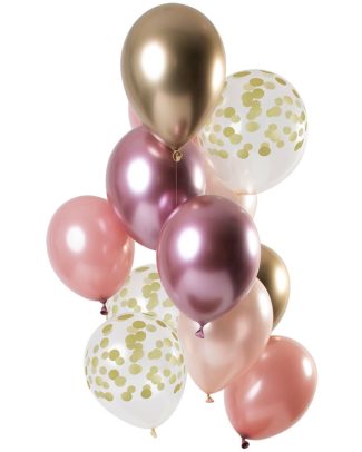 Ballonnen Golden Blush - 12stk