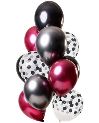 Ballonnen set Dark Richness - 12stk