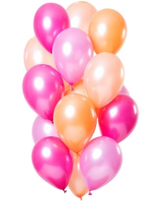 Ballonnen Peachy Flamingo - 15 stk