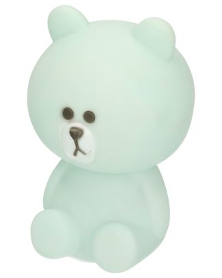 Concorde Kinder nachtlampje/bureaulampje - beertje - blauw - 14 cm -