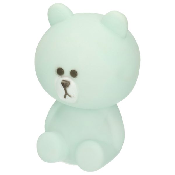 Concorde Kinder nachtlampje/bureaulampje - beertje - blauw - 14 cm -