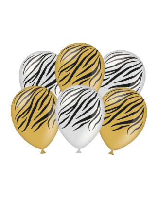 Ballonnen Safari Zebra