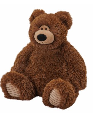 Wild Republic bruine beer knuffel - 40 cm - Pluche - zittend - Beren - dierenknuffels