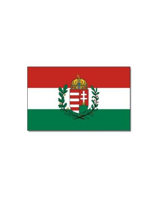 Vlag Hongarije - 90 x 150 cm - supporter/fan - landen vlaggen