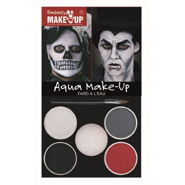 Schmink set dracula/skelet of zombie - voor volwassenen