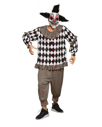Scary Clown Geruit Kostuum