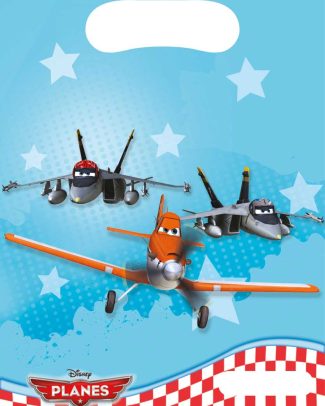 Planes uitdeelzakjes - 6 stuks