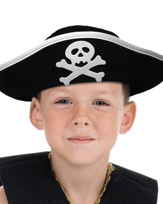 Zwarte Piratenhoed Kinderen