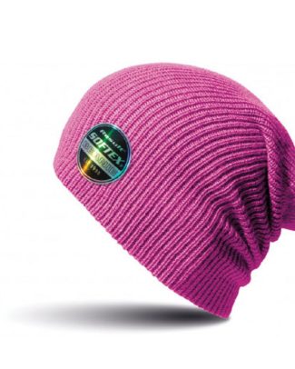 Softex beanie wintermuts in het fuchsia roze