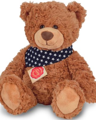 Knuffeldier beer Teddy - zachte pluche stof - premium kwaliteit knuffels - bruin - 30 cm