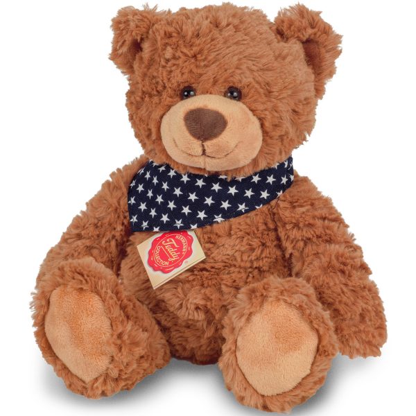 Knuffeldier beer Teddy - zachte pluche stof - premium kwaliteit knuffels - bruin - 30 cm