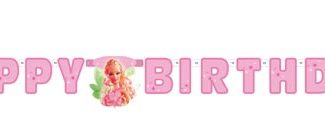 Barbie letterslinger Happy Birthday - 3 meter