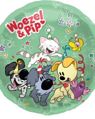 Woezel en Pip Folieballon - 45cm