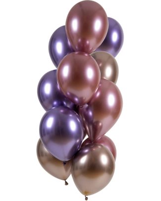 Ballonnen Set Ultra Shine Amathyst - 12stk