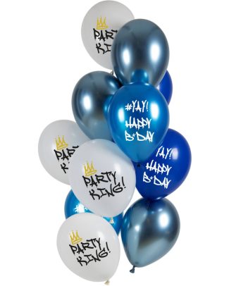 Ballonnen Set Party King - 12stk