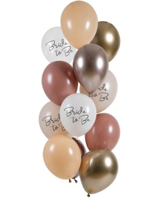 Ballonnen Set Bride to be - 12stk
