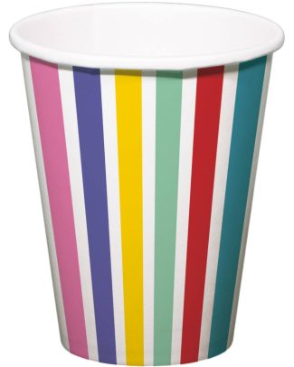 Bekertjes Color Pop Stripes - 6stk