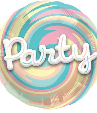 3D Folieballon Swirl Party