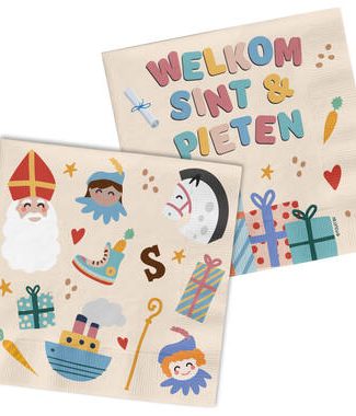 Servetten Sint&Pieten