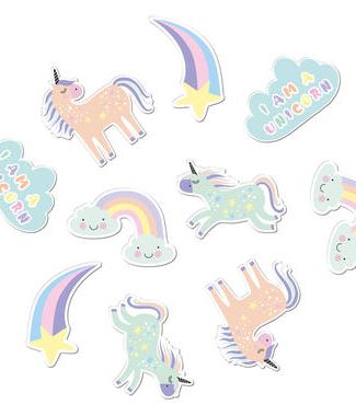 Tafelconfetti XL Unicorns&Rainbows - 45stk