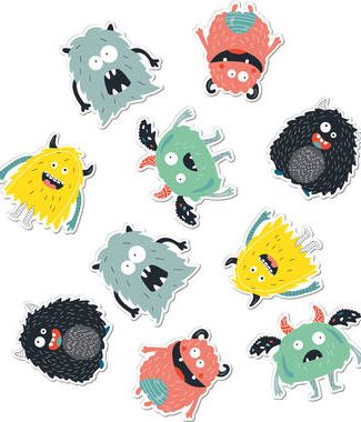 Tafelconfetti XL Monster Bash - 45stk