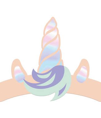 Feesthoedjes Unicorns&Rainbows - 6stk