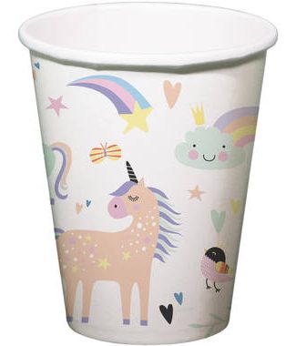 Bekertjes Unicorns&Rainbows - 6stk
