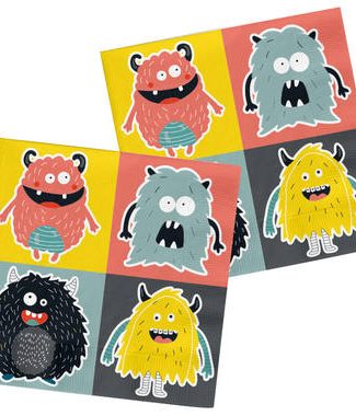 Servetten Monster Bash - 20stk