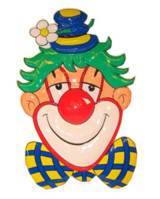 Feestartikelen Clown decoratie