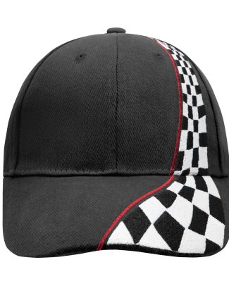 Baseballcap pet in race coureur thema print - zwart - volwassenen - Formule 1