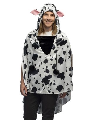 Pluche Poncho Koe