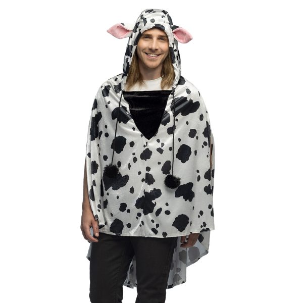Pluche Poncho Koe