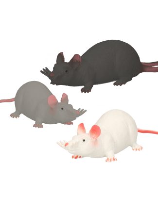 John Toy - Speelgoed Halloween decoratie kunststof rat 28 cm