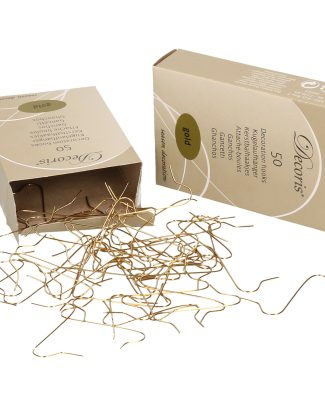 Ophanghaakjes - 600x - goud - voor kerstballen - 3,5 cm