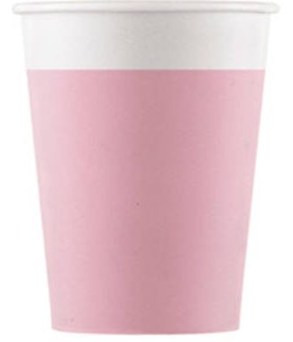 Bekertjes Roze  Composteerbaar - 8stk