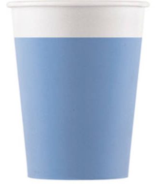 Bekertjes Blauw Composteerbaar - 8stk
