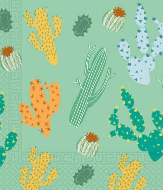 Servetten Cactus Composteerbaar - 20stk
