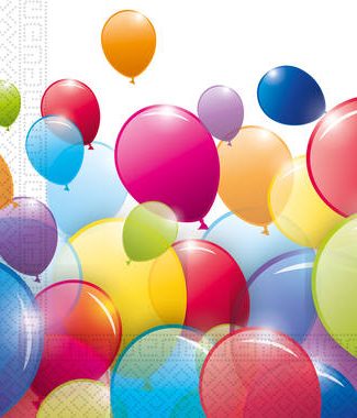 Servetten Ballonnen Composteerbaar - 20stk