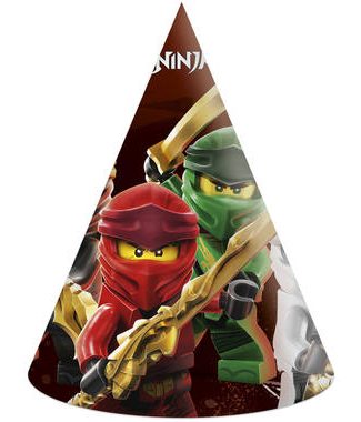 Hoedjes Lego Ninjago - 6stk