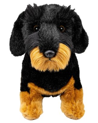 Knuffeldier Teckel hond - zachte pluche stof - premium kwaliteit knuffels - 30 cm