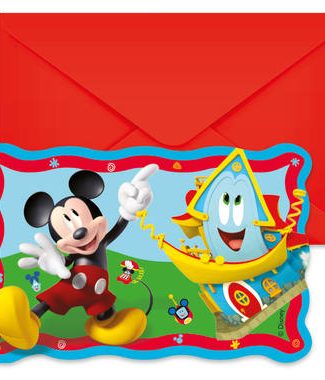 Mickey Mouse Uitnodigingen FSC®
