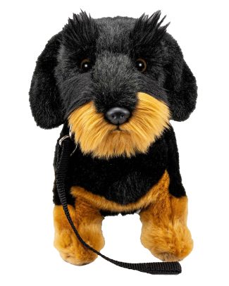 Carl Dick Pluche knuffeldier Teckel hond - premium kwaliteit knuffels - 30 cm - huisdieren knuffel