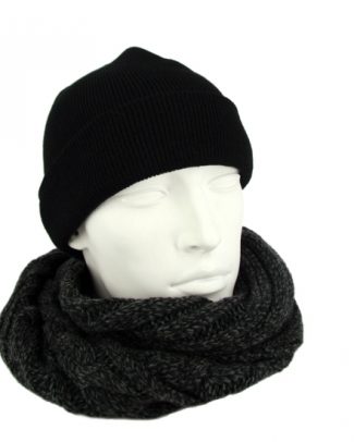 Commando muts - heren - zwart - one size - Acryl - leger